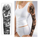 Full Arm Waterproof Temporary Tattoos 8 Sheets and Half Arm Shoulder Tattoo 10 Sheets, Extra Large LastingTattoo Stickers for Girls and Women (22.83"X7.1") Yazhiji
