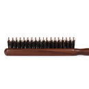 Boar & Nylon Bristle Teasing Brush -Teasing Comb with Rat Tail Pick for Hair Sectioning for Edge Control, Backcombing, Smoothing, and Styling Thin & Fine Hair to Create Volume GranNaturals