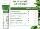 Protein Hair Treatment for Dry Damaged Hair: Moisturizing Hair Mask for Thicker Fuller Looking Hair - Deep Conditioner for Curly Hair Leaves Hair Light and Bouncy. Keratin and Color Safe. LuxeOrganix LuxeOrganix