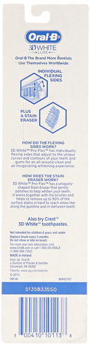 Oral-B Pro-Flex Stain Eraser Manual Toothbrush, Soft, 2 count Oral-B