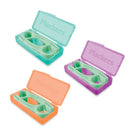 Plackers Micro Mint Dental Floss Picks with Travel Case, 12 Count (Color may vary) Plackers
