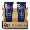 Dollar Shave Club Shave Cream, Blue, 12 Fl Oz, 2 Count Dollar Shave Club