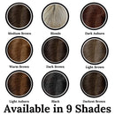 Root Concealer Touch Up Powder | All-Natural Crushed Minerals Without Brush | Fast and Easy Total Gray Hair Cover up For Black | Brown | Auburn and Blonde Hair .30 ounce (With Brush, Warm Brown) NuBeauti Store