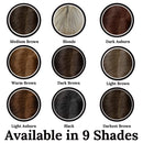 Root Concealer Touch Up Powder | All-Natural Crushed Minerals Without Brush | Fast and Easy Total Gray Hair Cover up For Black | Brown | Auburn and Blonde Hair .30 ounce (Without Brush, Black) NuBeauti