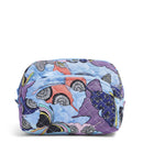 Vera Bradley Women's Medium Cosmetic Makeup Organizer Bag, Butterfly by-Recycled Cotton, One Size Vera Bradley