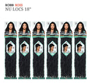 Bobbi Boss Synthetic Hair Crochet Braids African Roots Braid Collection Nu Locs 18" (6-Pack, T4/3327) BOBBI BOSS