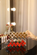 Clear Acrylic Fish Shape Lipstick Organizer Tower, Lip Gloss Storage Holder Stand for 16 Lip Sticks, Perfect for Makeup Cosmetic Vanity and Dresser Display (2 Pack) YIEZI