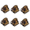 Camila Paris AD115/6 French Hair Clips for Women1/2 Inch, Set of 6 Extra Small Girls Hair Claw Clips Jaw Fashion Durable Styling Hair Accessories for Women, Strong Hold No Slip Grip, Made in France Camila