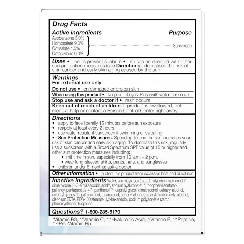 Olay Super Cream with Sunscreen SPF 30, 1.7 oz, Ultra Lightweight Face Moisturizer - Vitamin C & E, Hyaluronic Acid, Niacinamide, Collagen Peptide - Hydrate, Smooth, Brighten, Firm, and Protect - Infinity Warehouse