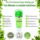 Facial Peeling Gel, Exfoliant for Dry and Flaky Skin, Non-Scrub Exfoliation Removes Dead Skin Cells & Unclog Pores on Face & Body Revealing Radiant Skin, For All Skin Types,150 ml/5 fl oz Care me