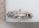 Faship Gorgeous Red Rhinestone Crystal Flora Hair Barrette Clip Faship