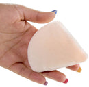 3-Pack Powder Puffs For Face Makeup, Made of Cotton Velour in Triangle Wedge Shape Designed for Contouring, Under Eyes and Corners JUVITUS