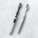 Oral-B Clic Manual Toothbrush, Chrome White, with 1 Bonus Replacement Brush Head and Magnetic Toothbrush Holder Oral-B Store