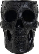 Skull Makeup Brush Holder Extra Large, Strong Resin Extra Large By The Wine Savant The Wine Savant