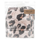 Kitsch Microfiber Hair Towel Wrap for Women, Hair Turban for Drying Wet Hair, Easy Twist Hair Towels, Super Absorbent and Ultra Soft Microfiber Towel, Hair Wrap, After Spa Hair Towel (Leopard) Kitsch