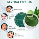 MASHELE Korean 60pcs Aloe Vera Collagen Under Eye Gel Patches Mask, Treatment for Puffy Eyes, Dark Circles, Anti Wrinkle Pads, Moisturizing for Women and Men (60pcs patches aloe vera) MASHELE