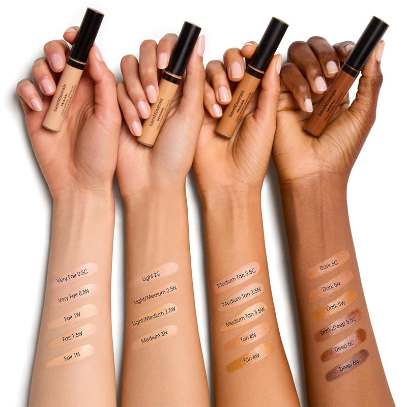 bareMinerals Original Liquid Mineral Concealer, Brightening Dark Circle Eye Concealer, Reduces Look of Fine Lines, Buildable Coverage, Vegan Infinity Warehouse