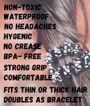 RayBella Hair Ties - 12pcs BPA-free, Hair ties for Women, Coil Hair Ties, Spiral Hair Ties, Strong Non Slip Grip, Hair Ties for Thick Hair, Hair Bands, Ponytail Holders (Leopard) RayBella