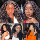 PNEX Lace Front Wigs Human Hair Brazilian Deep Wave Wig 24inch Human Hair Lace Front Wigs For Black Women 4x4 Lace Wigs Pre Plucked Hairline(24 Inch, 4x4 Deep Wave Wig) PNEX