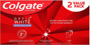 Colgate Optic White Advanced Teeth Whitening Toothpaste, Sparkling White, (2 Count of 4.5 oz Tubes) 9 oz Colgate Store