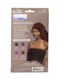 Annie - Ms. Remi Premium Adjustable and Foldable Braid Shower Cap with Drying Loop (Burgundy, 25" x 18.5") Annie