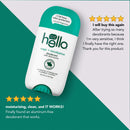 hello White Sage + Eucalyptus Deodorant With Shea Butter for Women + Men, 24 Hour Odor Protection, No Aluminum + No Baking Soda, Vegan & Parabens Free, 2.6oz, 3 count hello