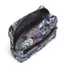 Vera Bradley Women's Large Cosmetic Makeup Organizer Bag, Java Navy Camo-Recycled Cotton, One Size Vera Bradley