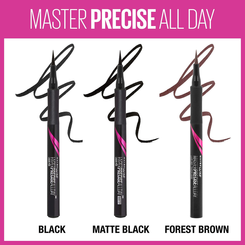 Maybelline Eyestudio Master Precise All Day Liquid Eyeliner, Forest Brown, 0.034 Ounce Maybelline New York