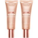 L’Oréal Paris True Match Lumi Glotion Medium and Deep Bundle, Highlighter and Bronzer For Radiant Glow, Pack of 2 Infinity Warehouse