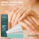 Onsen Secret Nail Buffer Block Replacement Pads - 3 Way Buffing Smooth Shine Natural Nail Buffing Pads w/ 3 Sides Coarse, Soft, Silky, Nail Buffer Replacement Pads Only - 4 Combo Pads - 1 Pack Onsen Secret