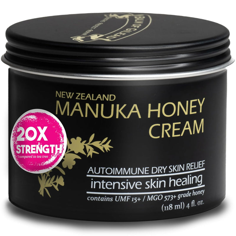 BALM OF GILEAD Manuka Eczema Honey Cream - Moisturizer for Sensitive Skin, Eczema, Psoriasis & Dermatitis - Manuka Honey Ointment, Grassfed Tallow Infinity Warehouse