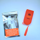 [OS SmileWorld] Aligner Chewies, Teeth aligner Seater,Set of 02 | With Carry Case | SQUARE With Grippers for 8 mm power contact | Made In USA, Medical grade plastics .Square Chompers TM OS SmileWorld