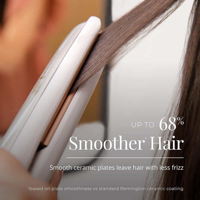 Remington Shine Therapy 1 inch Hair Straightener Iron, Flat Iron for Hair Infused with Argan Oil & Keratin, Professional Ceramic Flat Iron for Less Frizz, Shinier & Smoother Hair, Hair Styling Tools Infinity Warehouse