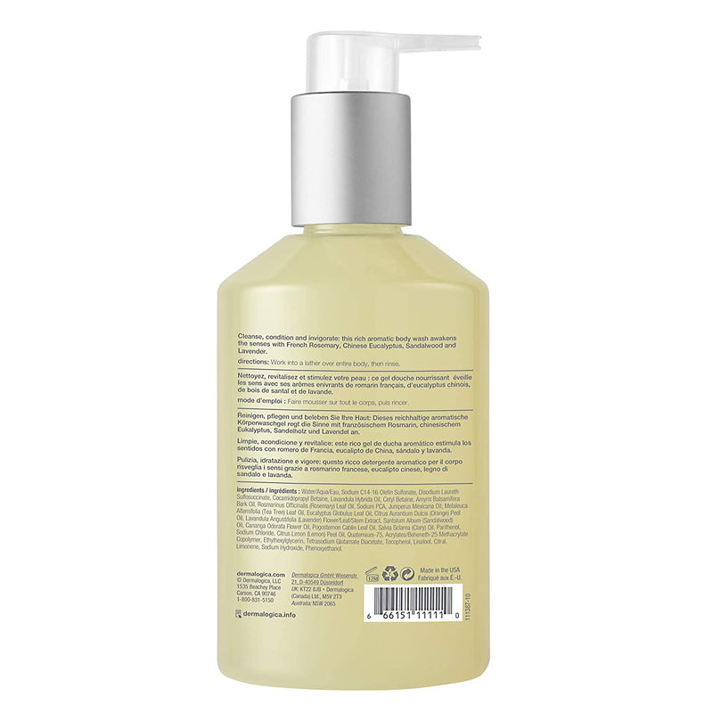 Dermalogica Conditioning Body Wash (10 Fl Oz) Shower Gel with Tea Tree Oil and Eucalyptus Oil - Gently Conditions and Cleanses To Awaken the Senses Beauty Coquette