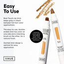 dpHUE Root Touch-Up Stick, Blonde - Temporary Hair Color & Blend Brush Stick - Instant, Natural-Looking Gray Root Coverage - Easy to Apply - Longwear, Sweat-Resistant Formula dpHUE