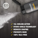 Chassis Ice Max Premium Body Powder for Men, Natural Deodorant with 10x The Cooling Sensation, Free of Talcum Powder, Parabens, and Menthol Chassis