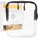 TSA Approved Clear Travel Toiletry Bag And Portable Paper Hand Soap For Camping, Travel, Public Restrooms - Unscented, No Dyes. BORSALI