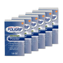 Super Poligrip Extra Strength Denture Adhesive Powder, Denture Powder for Dentures - 1.6 Ounces (Pack of 6) Super Poli-Grip