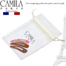Camila Paris CP2932 French Hair Snap Clip Barrette, Hair Slides Clic Clac for Women, Styling Girls Side Slide-in Metal Snap Pin Hair Accessories for Women. Strong Hold, No Slip Grip, Made in France Camila