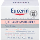 Eucerin Q10 Anti Wrinkle Day Face Cream + Night Cream | 1.7 Oz (2 Pack) Eucerin