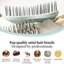 Ecoistka 100% Bio Detangling Brush, Kids Friendly Hairbrush With Ultra Soft Bristles, Natural Hair Care for All Hair Types, Unisex Hair Comb for Knots & Hair Damage (Mini Brush-Beige) ECOISTKA