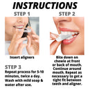 IXO Aligner Seater Chewies for Invisalign Aligners, Unscented, Bulk Pack in Resealable Bag (10 PCs) (White) IXO
