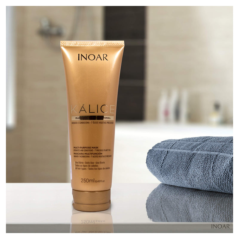 INOAR PROFESSIONAL - Kalice Mask - Condition and Intensely Moisturize the Hair with Essential Oils (8.4 oz) Inoar