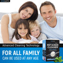 Retainer Cleaner - Denture Cleaning Tablets - Formulated in USA - Clean Mouth Guard, Aligner, Night Guard in 3 Minutes - 120 Tabs Big Pack - 4 Month Supply - Dental Cleanser for Teeth Appliances Zengate