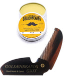 Moustache Wax & Folding Small Comb Get The Best Moustache Wax KIT with a 3" Folding Comb at Best Price.A Must to use for Your Moustache Golden Beards Kobenhavn BALM GROOMING OIL