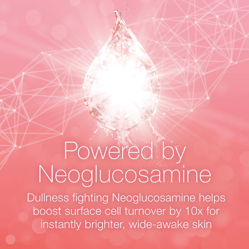 Neutrogena Bright Boost Brightening Moisturizing Face with Skin Resurfacing and Brightening Neoglucosamine for smooth skin Facial with AHA PHA and Mandelic Acids, Gel Cream, 1.7 Fl Oz Neutrogena