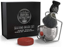 Luxury Shaving Brush Set - Shaving Kit for Men Includes Badger Hair Shaving Brush, Shaving Soap, Stainless Steel Shaving Bowl, Safety Stand SHAVING REVOLUTION