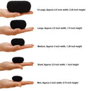 Beaute Galleria Hair Donut Bun Maker Ring Style Mesh Chignon Ballet Sock Bun (X-Large, Black) Beaute Galleria