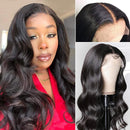 ISEE Hair Lace Front Wigs Human Hair 9A Body Wave 4X4 Lace Closure Human Hair Wigs For Black Women 150% Density Pre Plucked 4X4 Closure Lace Front Wigs with Baby Hairs Natural Color (26'') ISEE Store