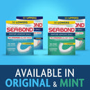 Sea Bond Secure Denture Adhesive Seals Multipack, Zinc Free, All Day Hold, Mess Free, Original Uppers and Lowers- 30 each Just for Men